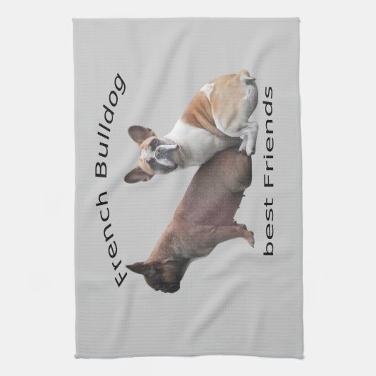 Torchon Bouledogue Français (Vertical)