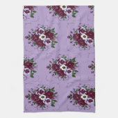 Torchon Bouquet de Violettes (Vertical)