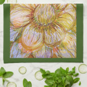 Torchon Camellia Jaune (Plié)