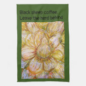Torchon Camellia Jaune (Vertical)