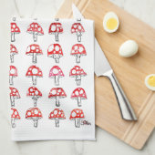 Torchon de champignons Un (Quart Plié)