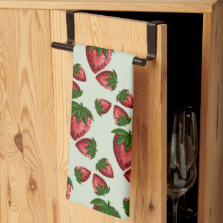 Torchon de cuisine à motif de fraise mignon