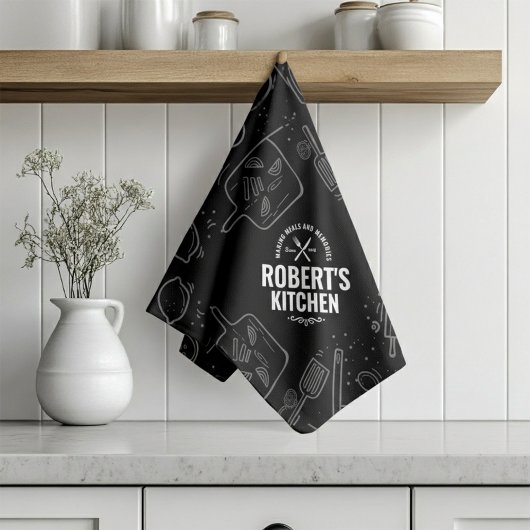 Torchon de cuisine à personnaliser avec un tableau