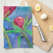 Torchon de cuisine Alaskan Peonies (Quart Plié)