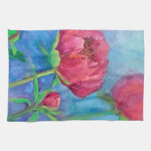 Torchon de cuisine Alaskan Peonies (Horizontal)