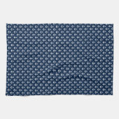 Torchon de cuisine ancre marine (Horizontal)