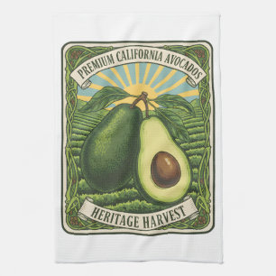 Torchon de cuisine aux avocats de Californie