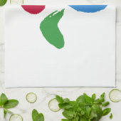 Torchon de cuisine avec drapeau de Séoul (Plié)