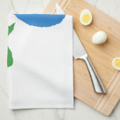 Torchon de cuisine avec drapeau de Séoul (Quart Plié)