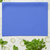 Torchon de cuisine bleu royal (Plié)
