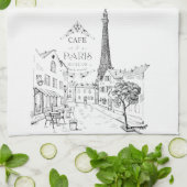 Torchon de cuisine Café Paris (Plié)