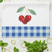 Torchon de cuisine Cerises Rétro (Plié)