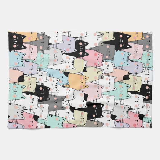 Torchon de cuisine chat, Torchons de vaisselle (Horizontal)
