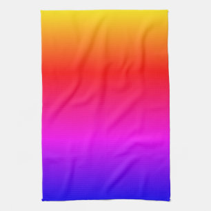 Torchon de cuisine couleur arc-en-ciel