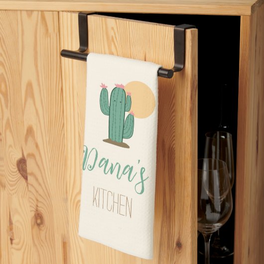 Torchon de cuisine Cute Cactus Southwest (Pliage en tiers)