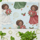 Torchon de cuisine de Noël (Plié)