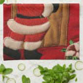 Torchon de cuisine de Noël (Plié)