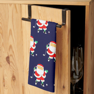Torchon de cuisine de Noël pour le golf