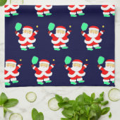 Torchon de cuisine de Noël pour pickleball (Plié)