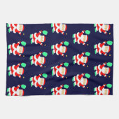 Torchon de cuisine de Noël pour pickleball (Horizontal)