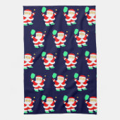 Torchon de cuisine de Noël pour pickleball (Vertical)