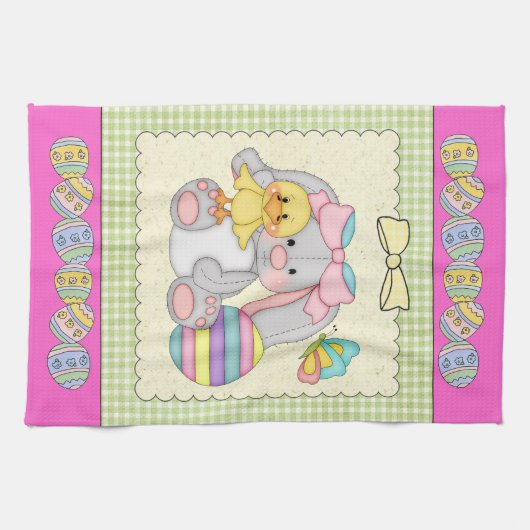 Torchon de cuisine de Pâques (Horizontal)