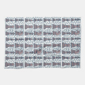 Torchon de cuisine d'échecs (Horizontal)