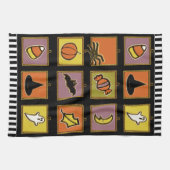 Torchon de cuisine décor Halloween (Horizontal)