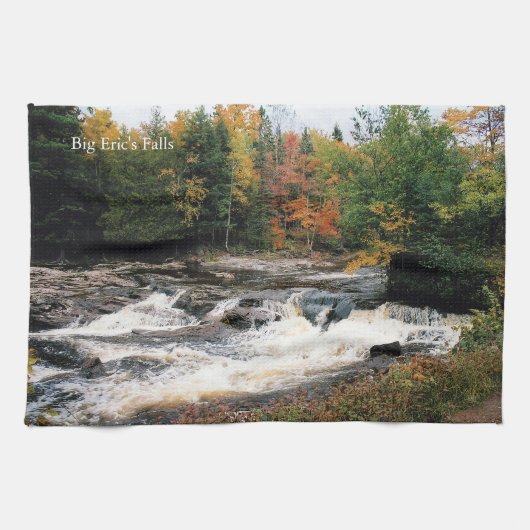 Torchon de cuisine des chutes de Big Eric (Horizontal)