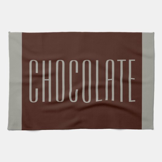 Torchon de cuisine en forme de barre de chocolat (Horizontal)