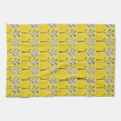 Torchon de cuisine Fern Jaune (Horizontal)