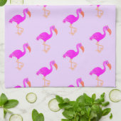 Torchon de cuisine Flamant Rose (Plié)