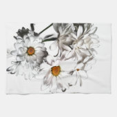 Torchon de cuisine Fleur de marguerite blanche – D (Horizontal)