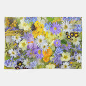 torchon de cuisine fleurs de printemps (Horizontal)