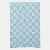 Torchon de cuisine - Fuseaux optiques en bleu (Vertical)
