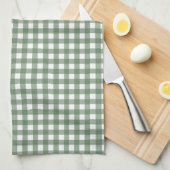 Torchon de cuisine Gingham vert (Quart Plié)