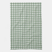 Torchon de cuisine Gingham vert (Vertical)