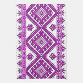 Torchon de cuisine Imprimé violet ukrainien (Vertical)