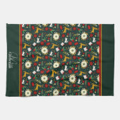 Torchon de cuisine motif de Noël (Horizontal)