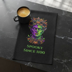 Torchon de cuisine Neon Frankenstein Halloween