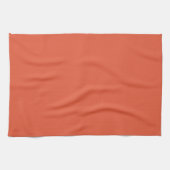 Torchon de cuisine orange choquant (Horizontal)