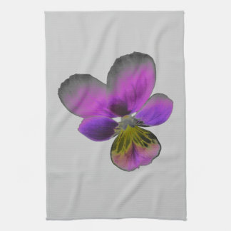Torchon de cuisine Pansy Wild Dark Purple