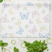 Torchon de cuisine Papillon (Plié)