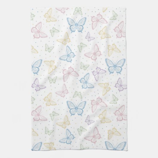 Torchon de cuisine papillon (Vertical)