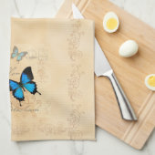 Torchon de cuisine Papillon - Desert Bloom (Quart Plié)