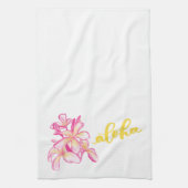 Torchon de cuisine Plumeria Aloha (Vertical)