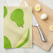 Torchon de cuisine Poire Verte (Quart Plié)