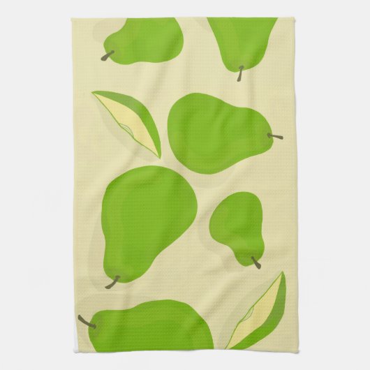 Torchon de cuisine Poire Verte (Vertical)