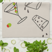 Torchon de cuisine pour boissons (Plié)