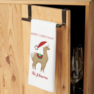 Torchon de cuisine pour la décoration de Noël en a